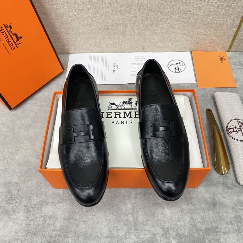 H**mes leather shoes